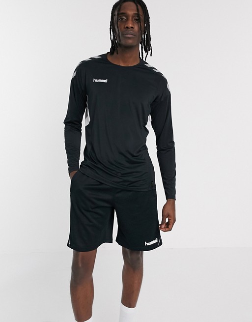 Hummel Tech Move jersey long sleeve top in black