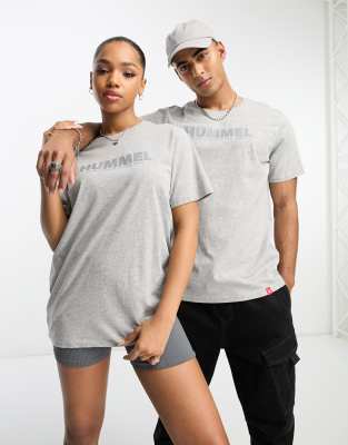 hummel - Unisex Legacy - T-Shirt in Grau