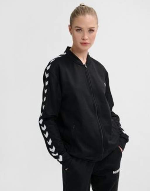 hummel - Veste de survêtement zippée à logo - Noir