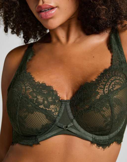 Hunkemoller - Amara - Soutien-gorge non rembourré à armatures - Vert, 2 de 4