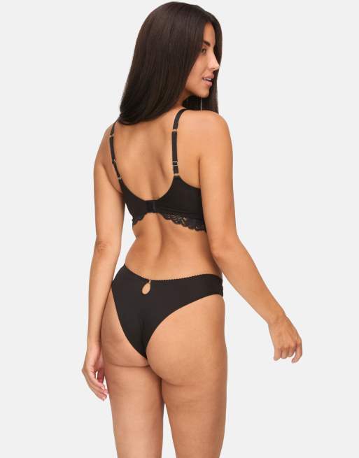 Hunkemöller - Andrea - Valentijn - Brazilian slip in zwart, 4 van 6