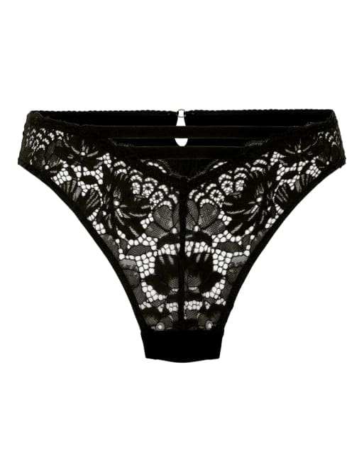 Hunkemöller - Andrea - Valentijn - Brazilian slip in zwart, 5 van 6