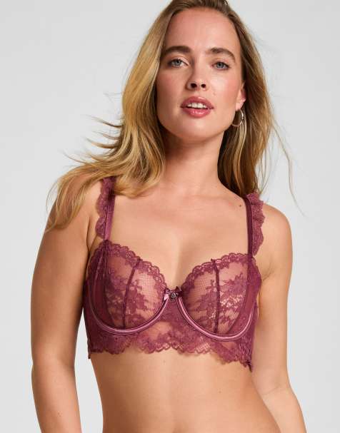 Hunkemoller bh met beugel Naomi in paars - view 1