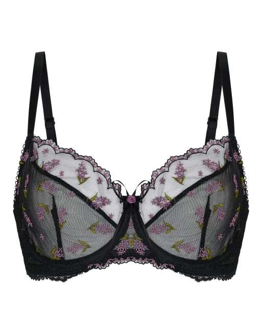 Hunkemoller bh zonder padding met beugel iris in zwart, 5 van 6