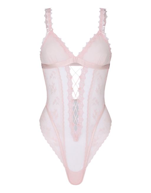 Hunkemoller body Eleanora in roze, 4 van 5