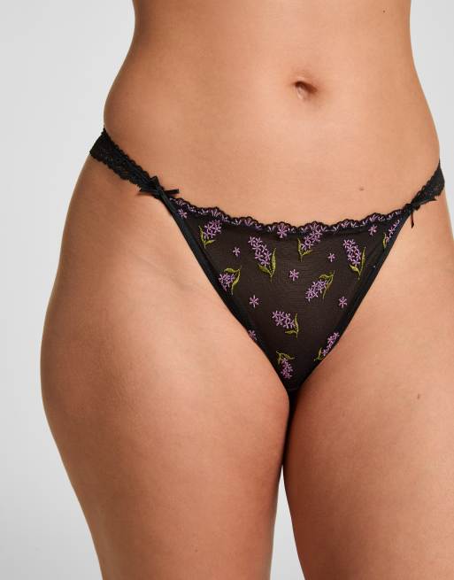 Hunkemoller Brazilian iris in black, 2 of 5