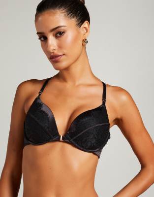 Hunkemöller - Chalice - Wattierter Push-up-BH in Schwarz mit Bügel