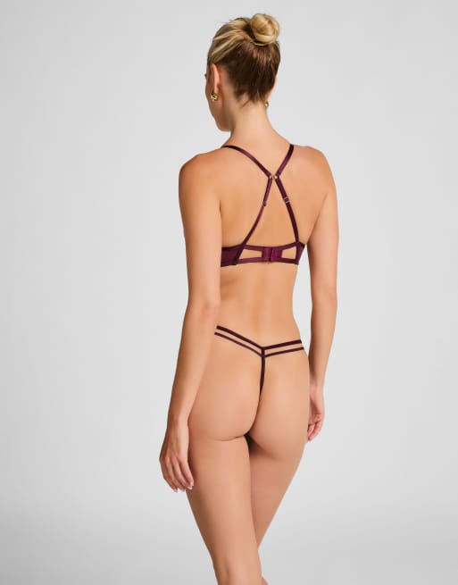 Hunkemöller - Cinnamon - Valentijn - Beugel-bh zonder vulling in rood, 4 van 4