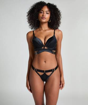 Hunkemöller - Colete - String in Schwarz