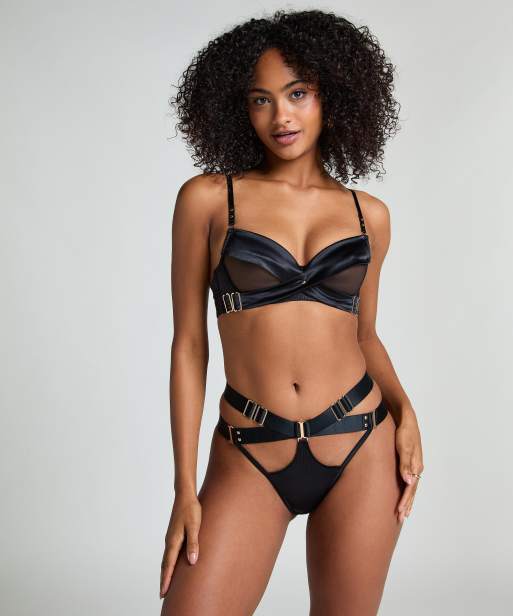 Hunkemoller - Colette - Culotte brésilienne - Noir
