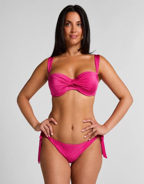 Hunkemöller – Costa – Bikinihose in Rosa - view 1