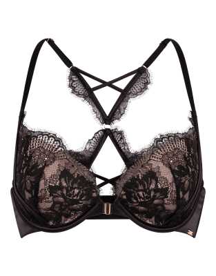 Hunkemoller - Cynthia - Soutien-gorge à armatures et bonnets rembourrés - Noir