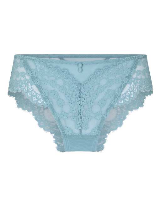 Hunkemoller Daisy brazilian in blauw, 4 van 5