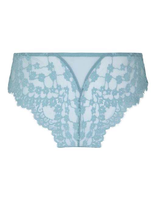 Hunkemoller Daisy brazilian in blauw, 5 van 5