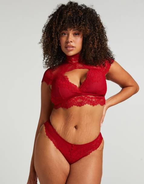 Hunkemoller Daisy brazilian in rood - view 1