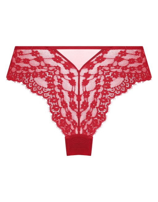 Hunkemoller Daisy brazilian in rood, 5 van 5