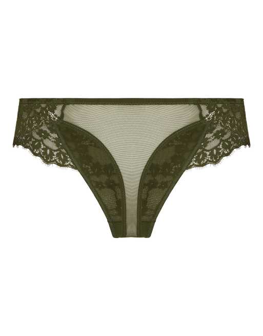Hunkemoller Daisy String in Grün, 5 von 5
