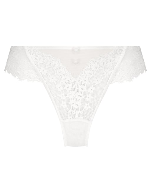 Hunkemöller - Daisy - String in wit, 2 van 4