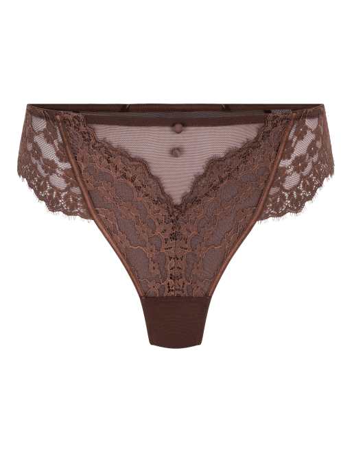 Hunkemoller - Daisy - String - Marron, 3 de 4