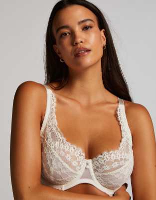 Hunkemöller - Daisy - Unwattierter Bügel-BH in Weiß