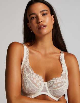 Hunkemöller - Daisy Valentine - Unwattierter Bügel-BH in Weiß