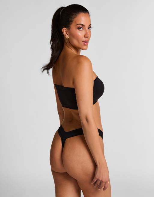 Hunkemoller Dide thong in black, 3 of 4