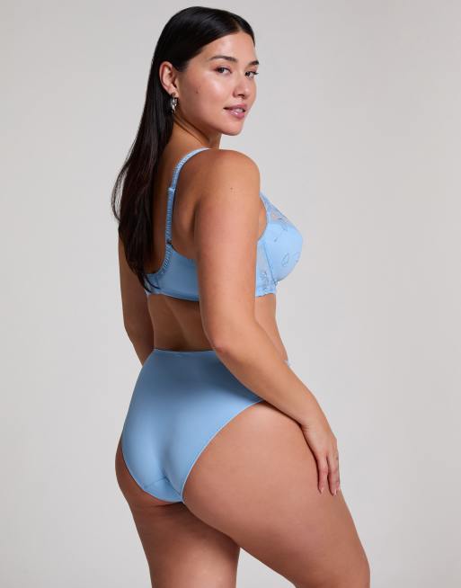 Hunkemoller - Diva - Saint-Valentin - Soutien-gorge non rembourré à armatures - Bleu, 4 de 4