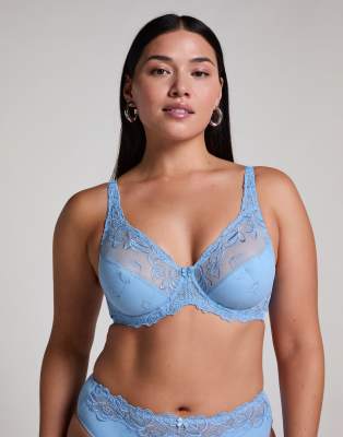 Hunkemöller - Diva Valentine - Unwattierter Bügel-BH in Blau