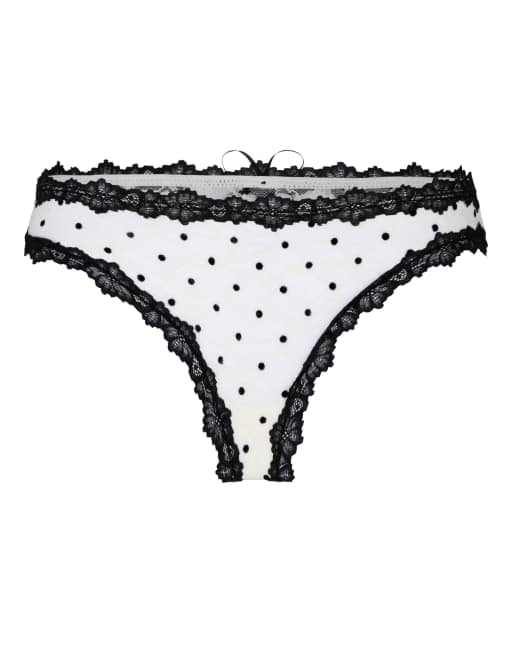 Hünkemoller - Dolly - String in wit, 5 van 6