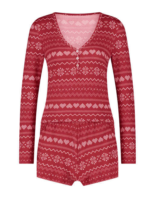 Hunkemoller - Ensemble de pyjama - Rouge