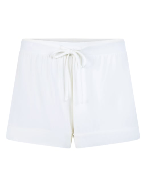 Hunkemöller – Essential – Jersey-Shorts in Weiß, 3 von 5