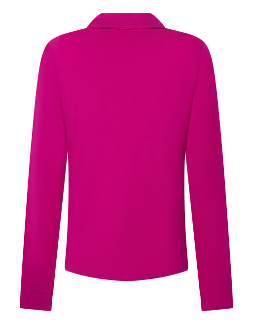 Hunkemöller - Essentials - Jersey overhemd met lange mouwen in roze, 6 van 6