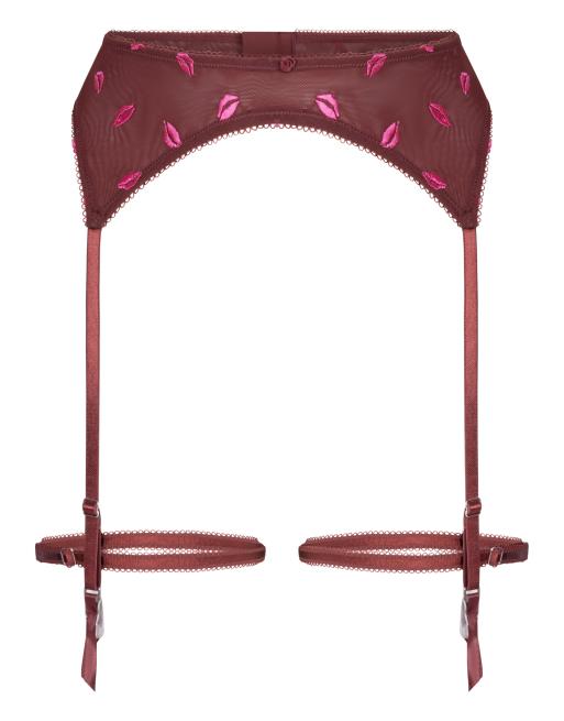 Hunkemoller - Frida - Porte-jarretelles - Rouge, 4 de 4