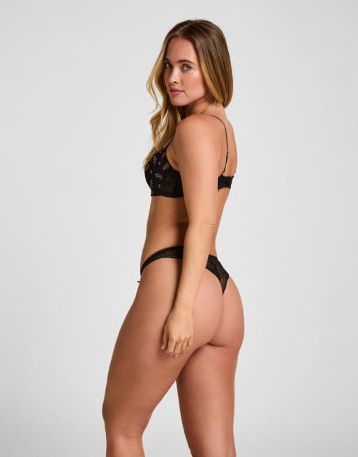 Hunkemoller Gepolsterter Bügel-BH Iris in Schwarz, 4 von 6