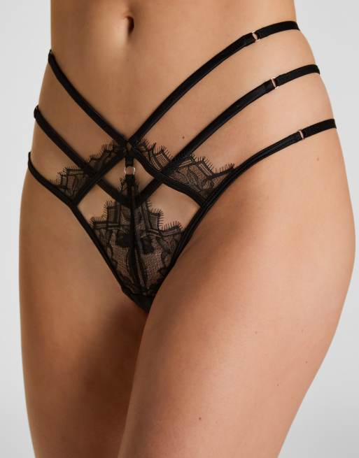 Hunkemoller Highleg-Brazilian in Schwarz, 2 von 5