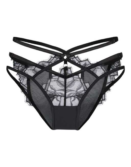 Hunkemoller Highleg-Brazilian in Schwarz, 4 von 5