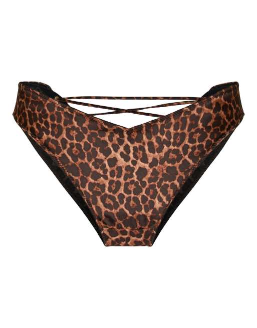 Hunkemoller Highleg brazilian quinn in brown, 4 of 5