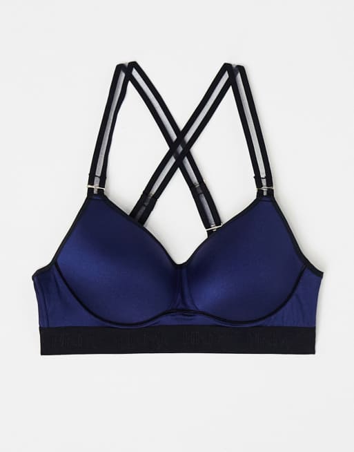 Hunkemoller HKMX Sctive All Star sports bra in blue
