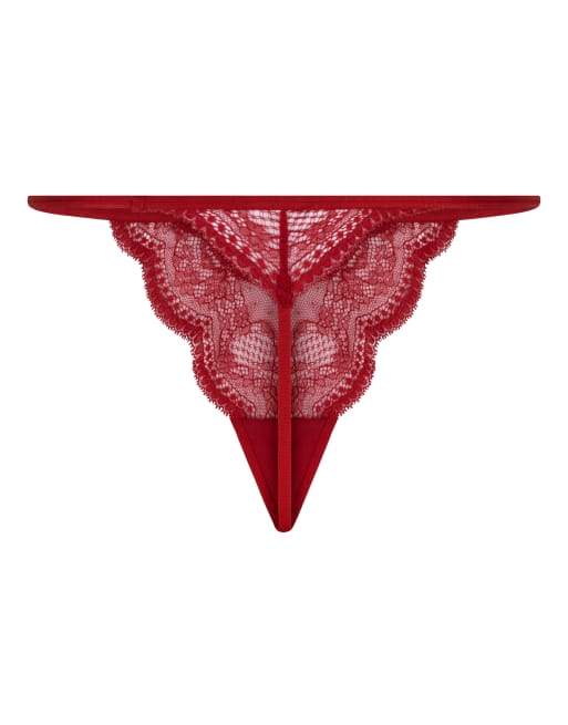 Hunkemoller - Isabelle - String - Rouge, 4 de 4