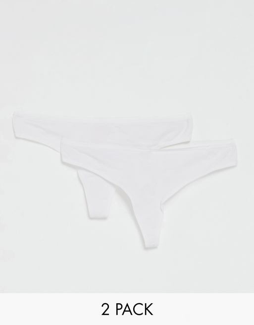 2 Cotton Thongs Kim for €9 - Thongs - Hunkemöller