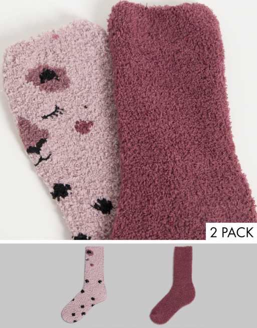 Hunkemöller – Kuschelige Socken im Tier-Design im 2er-Pack