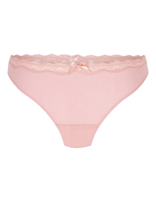 Hunkemöller - Lila - String in roze, 4 van 5