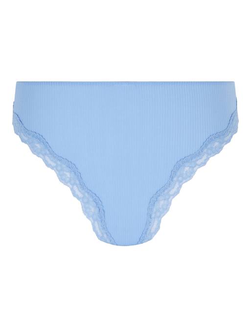 Hunkemöller - Lola - Braziliaanse slip in blauw, 5 van 5