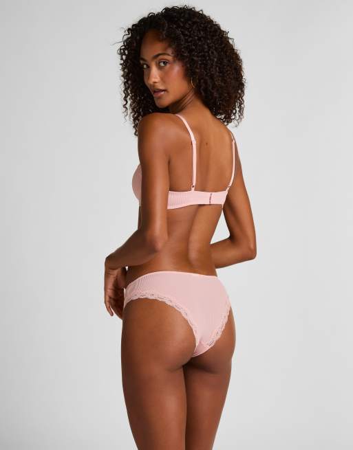 Hunkemoller Lola brazilian in pink, 3 of 5