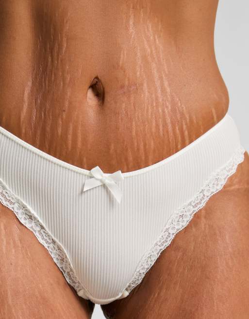 Hunkemoller - Lola - Culotte brésilienne - Blanc, 2 de 3