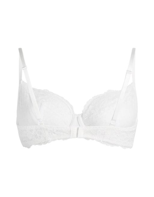 Hunkemöller - Marine - Beugel-bh zonder vulling in wit, 4 van 4