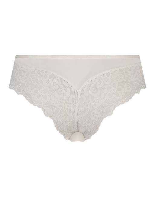 Hunkemöller - Marine - Culotte brésilienne - Blanc, 5 de 5