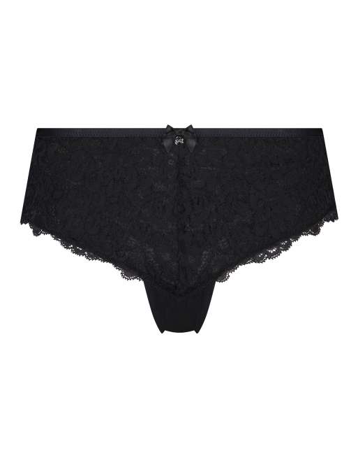 Hunkemöller - Marine - Culotte brésilienne - Noir, 4 de 5