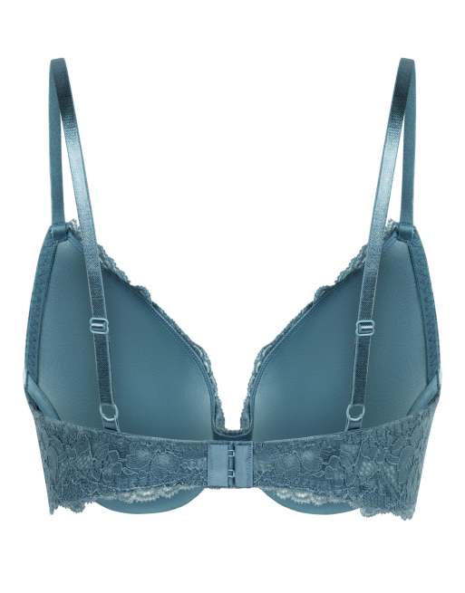 Hunkemöller - Marine - Gewatteerde push-up beugel-bh in blauw, 4 van 4