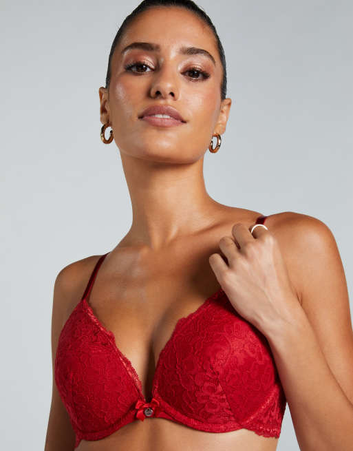 Hunkemöller Niet-voorgevormde beugel bh Marine Roze D85